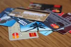 A pile of credit cards