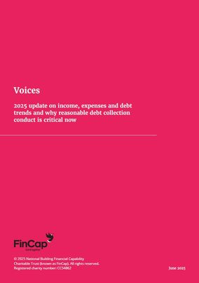 FinCap Voices Report 2025 front cover